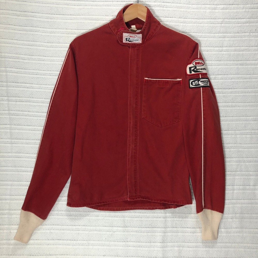 Bell Racestar Flame Resistant Cotton Jacket Red SFI Certified Racing - Picture 14 of 16